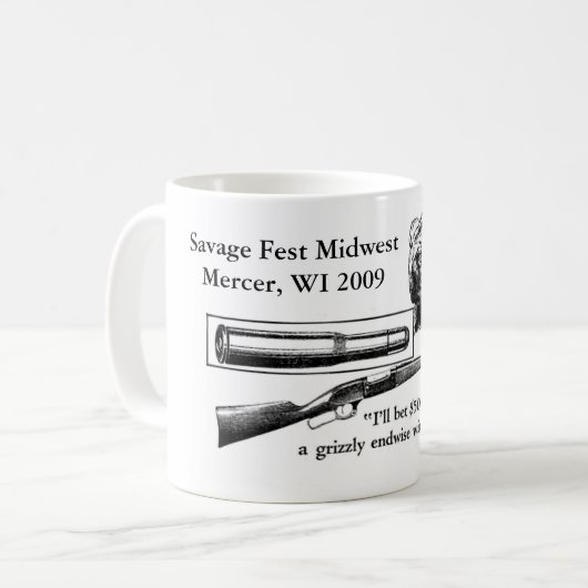 1920のカタログの野蛮なfestのマグ… コーヒーマグカップ (正面左)