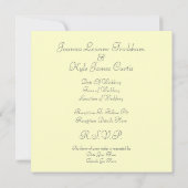 1920のテーマ結婚式招待状 招待状 (裏面)