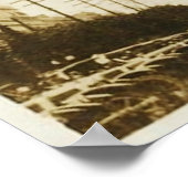 1920のハバナアンティーク通りシーン ポスター (角)