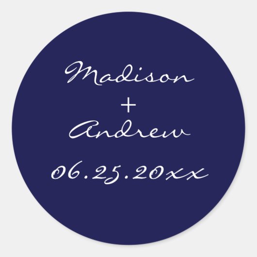 1920のパールステッカー – 青 ラウンドシール (正面)