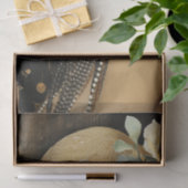 1920のフラッパーの女の子のアールデコ 薄葉紙 (ギフト)