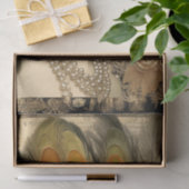 1920のフラッパーの女の子のアールデコ 薄葉紙 (ギフト)