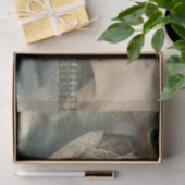 1920のフラッパーの女の子のアールデコ 薄葉紙 (ギフト)