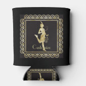 1920のフラッパーガールThunder_Cove 缶クーラー (裏面)