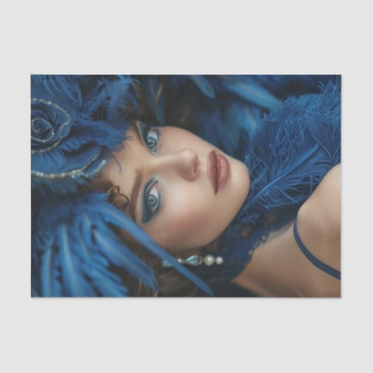 1920のフラッパー女の子21 薄葉紙 (正面)