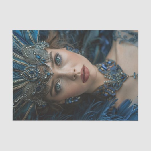 1920のフラッパー女の子24 薄葉紙 (正面)