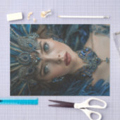 1920のフラッパー女の子24 薄葉紙 (クラフト)