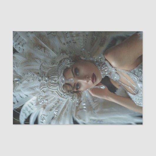 1920のフラッパー女の子26 薄葉紙 (正面)