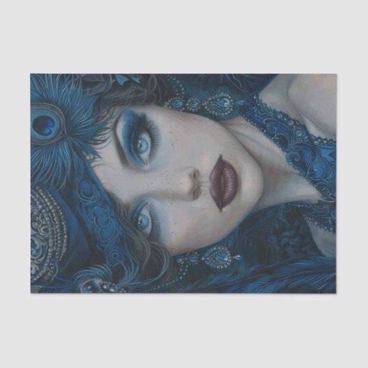 1920のフラッパー女の子31 薄葉紙 (正面)