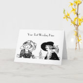 1920のレディースチャプーファッションハットレトロドレス カード (黄色い花)