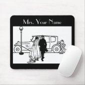 1920のヴィンテージ新郎新婦 マウスパッド (マウス)