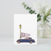 1920のヴィンテージ自動車 – ベルリン ポストカード (スタンド正面)