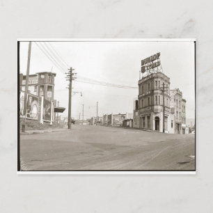 1920のヴィンテージ通り写真 ポストカード