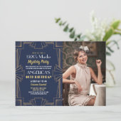 1920の殺人謎誕生日ディナーパーティー写真 招待状 (スタンド正面)