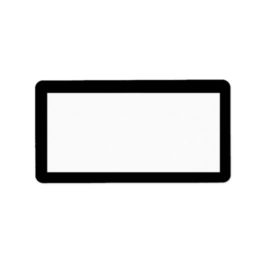 1920の白黒住所 シール (正面)