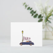 1920の自動車 – パリ ポストカード (スタンド正面)