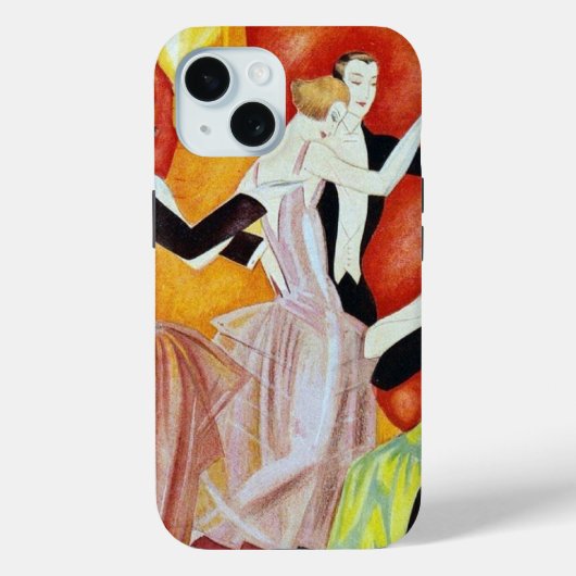 1920の踊りカップルケースメイトiPhoneケース Case-Mate iPhoneケース (裏面)
