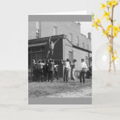 1920もし年 カード (黄色い花)