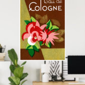 1920オーデケルン香水 ポスター (ホームオフィス)