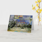 1920カラフル年の労働者退職おもしろい カード (黄色い花)