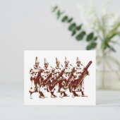 1920ジャズピエロ、ブラウン ポストカード (スタンド正面)