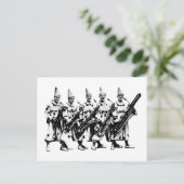 1920ジャズピエロ、ブラック ポストカード (スタンド正面)