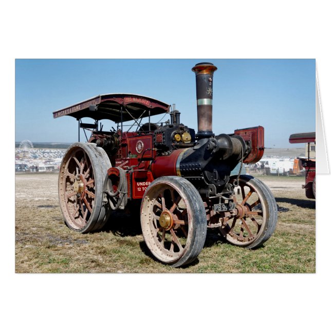 1920バーレル6nhpロード機関車とクレーンエンジン (正面横)