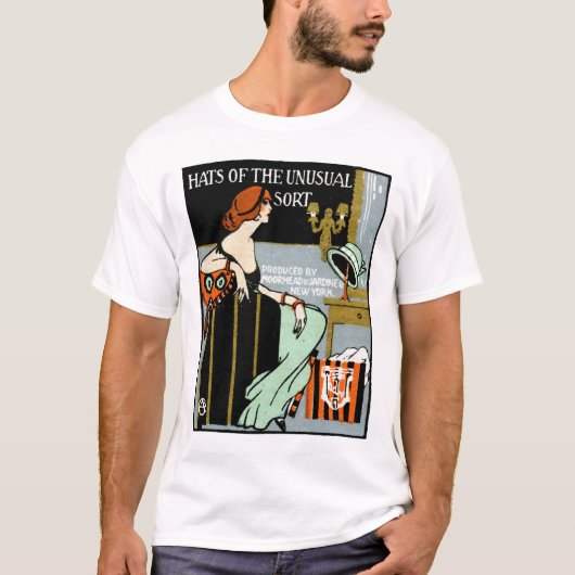 1920ファッションポスター Tシャツ (正面)