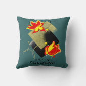 1920フランスのフローラ クッション (裏面)