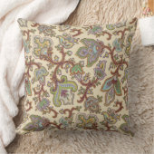1920フローラオンアイボリー装飾用クッション クッション (ブランケット)