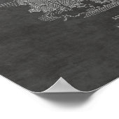 1920ヴィンテージ二機飛行機特許スケッチプリント ポスター (角)