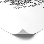 1920二機飛行機特許スケッチプリント ポスター (角)