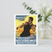 1920体操イタリアンポスター ポストカード (スタンド正面)