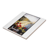 1920年のアマルフィの海岸のイタリア旅行ポスター タイル (側面)