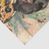 1920年のアールデコアールヌーボー妖精 薄葉紙 (詳細)