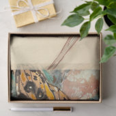 1920年のアールデコアールヌーボー妖精 薄葉紙 (ギフト)