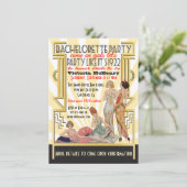 1920年のアールデコバチェロレッテ 招待状 (スタンド正面)