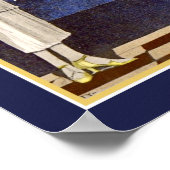 1920年のアールデコ合唱団「2つの鳩」 ポスター (角)