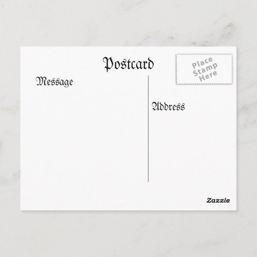 1920年のスケートの修理 ポストカード (裏面)