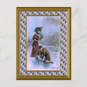 1920年のスケートの修理 ポストカード (正面)