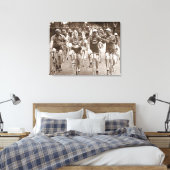 1920年のツアーの親密なポートレート キャンバスプリント (インサイチュ (寝室))