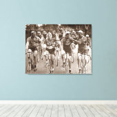 1920年のツアーの親密なポートレート キャンバスプリント (インサイチュ (ウッドフロア))