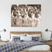 1920年のツアーの親密なポートレート キャンバスプリント (インサイチュ (寝室))