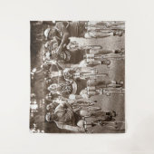 1920年のツアーの親密なポートレート タペストリー (正面)