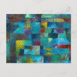 1920年のテラス絵画ド・ガーデン ポストカード