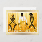 1920年のハーレム・ルネサンス ポストカード (正面/裏面)