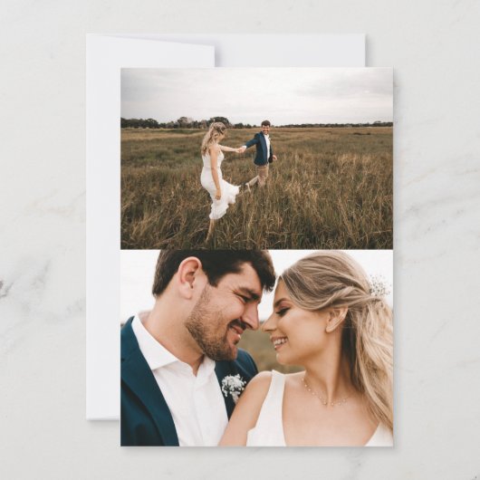 1920年のロマモダンンス写真Save the Date 招待状 (裏面)