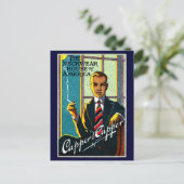 1920年のヴィンテージメンズタイ ポストカード (スタンド正面)