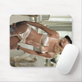 1920年の女性ファタール – 喫煙と銃 マウスパッド (マウス)