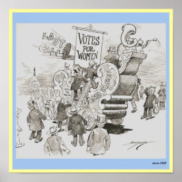 1920年の女性参政権の大政党選挙運動 ポスター
